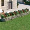 vidaXL Gabion Raised Bed, Gabion Raised Beds, Fioriera Rialzata A Gabbione vidaXL
