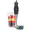 Beper Frullatore ad Immersione Doppia Lama Acciaio Inox 2 Velocità 220W + Contenitore