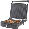 Beper Bistecchiera a piastra Multifunzione 1800 W griglia antiaderente apertura 180°