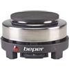 Beper FORNELLO ELETTRICO 5 Temperature 10CM PIASTRA ELETTRICA CAMPEGGIO ACCIAIO GHISA