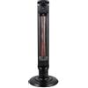 STUFA STUFETTA BAGNO AL CARBONIO 2 POTENZE 400/1000 W 36x33xh95 CM OSCILLANTE