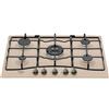 HOTPOINT Piano Cottura PCN750 T AVR a Gas 5 Fuochi Gas Colore Avena