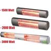 TERMOPATIO INFRAROSSI STUFA RISCALDAMENTO PER ESTERNI 2000W PARETE MURO IP65