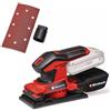 Einhell Online Shop - Scegli tra più di Levigatrice orbitale a batteria Einhell 18V 4460725 carta vetrata a strappo velc