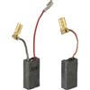 vhbw 2x spazzole carbone per Bosch GSH 500 388 4 5.5 Basic 5 E 5 CE