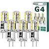 G4 LED Lampadina 1.5W Equivalenti a 20W Lampada Alogena AC/DC 12V Bianco Freddo