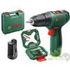 Bosch TRAPANO AVVITATORE CON 2 BATTERIE SET PUNTE BOSCH 12V 1,5 Ah EASY DRILL 1200+X34