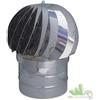 FUMAIOLO VENTOLINO INOX TONDO ROTONDO VENTOLA COMIGNOLO GIREVOLE ANTIVENTO 15 CM