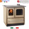 Nordica Stufa a Legna Cucina a Legna NORDICA con Forno 7.5Kw SOVRANA EASY 2.0 Cappuccino