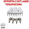 KIT LAME DA MACCHINA TOSATRICE TOSA PECORE TOSAPECORA OFFERTA 2 KIT