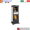 Nordica Stufa a Legna Con Forno NORDICA 7.3 kw GEMMA 5 Riscaldamento Casa Termoventilata