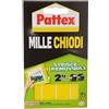 Pattex Millechiodi Tape Strisce Removibili 10 Strisce 20x40mm