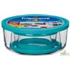 CONTENITORI FRIGOVERRE SET 4 PEZZI TONDI VETRO CON COPERCHIO 12 15 18 23 CM