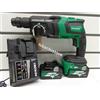 HIKOKI TASSELLATORE DH36DPE HIKOKI VALIGETTA 2 BATTERIE MULTIVOLT 36V 2,5 Ah SDS PLUS