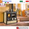 Nordica Cucina a Legna Stufa con Forno NORDICA 8.8 Kw ROSA 5.0 VST Riscaldamento Casa