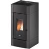 Cadel Stufa a Pellet Ventilata 8,5kW 17 Kg 238 m3 Antracite 7025035 CRISTAL 9 T1