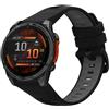 kwmobile Cinturino per Garmin Epix 2 Instinct 2 Instinct 3 45mm Fenix 8 47mm silicone