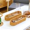 Cestino portaoggetti decorativo impilabile per picnic, per mensola,