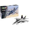 REVELL RV63834 F/A-18F SUPER HORNET MODEL SET KIT 1:72 Modellino