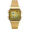 Casio Orologio Casio A130WEG-9A al quarzo quadrante di colore Oro Digitale unisex