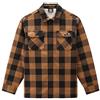 Dickies Lined Sacramento Shirt Brown Duck Giacca Foderata Uomo Invernale tg.L