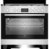 Beko CUCINA ELETTRICA MULTIFUNZIONE BEKO BGM11226EX 90x60 cm INOX Ghisa Wok cl.A+