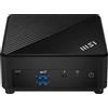 msi Cubi 5 12M-002EU - Mini PC, CPU i5-1235U, Intel UHD Graphics, DDR4 8GB, 512G M.2 PCIe, Windows 11 Pro, Nero