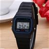 Orologio uomo donna unisex Vintage Retrò Digitale stile Casio acciaio e Oro Nero