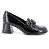 IGI&CO SCARPE MOCASSINI CON TACCO IN VERNICE DONNA INVERNO 8696100 FABIANA NERO