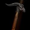 Fatto a mano Bastone da passeggio steampunk per gentiluomini manico testa di drago Game of...