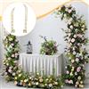Set di 2 archi per matrimonio doppi da 5,9 + 6,9 piedi, decorazioni robuste