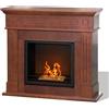 Divina Fire Camino a Bioetanolo Biocamino da Terra Cambridge in Legno Marrone 110X37X102H