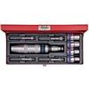 KING TONY 4505MR - Set di 10 cacciaviti a percussione e Kit di Accessori