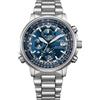 CITIZEN PILOT ECO-DRIVE OROLOGIO UOMO ACCIAIO CRONO RADIOCONTROLLATO AT8300-58L