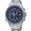 CASIO Orologio CASIO EF-527D-2AVUEF Uomo Cronografo Acciaio Cint. Acciaio 100m Nuovo
