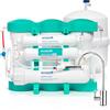 Ecosoft P'URE AquaCalcium | Filtro ad osmosi inversa per la casa | Filtra il 99,8% degli inquinanti dell'acqua | Mineralizza l'acqua potabile con calcio | Con serbatoio d'acqua