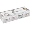 KREUL 75305 - Chalky 4er-Set Vernice a gesso (150 ml) Vernice morbida, opaca, ad asciugatura rapida Colori bianco, rosa, blu e beige