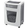 Leitz IQ Office Pro 80042000 - Distruggidocumenti CH, microtaglio, livello di sicurezza P5+, capacità 7 fogli, contenitore per rifiuti da 30 l, con spina svizzera, colore: Bianco