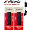 Vittoria 2 COPERTONCINI 700X23c VITTORIA ZAFFIRO EVO GRAPHENE TUBE TYPE BICI CORSA GOMME