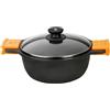 BRA Efficient 5,7 L Nero Alluminio diametro inferiore: 21,8 cm, diametro 28 cm,