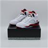 Jordan HQ7978-101 Nike Air Jordan 5 Retro OG Fire Red Black Tongue 2025 (uomo)