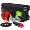 Green Cell PRO 500W/1000W 24V 220V/230V Onda Modificata Inverter Invertitore di Tensione Fotovoltaico DC AC per Camper Auto Convertitore di Potenza, Trasformatore sinusoidale modificata USB