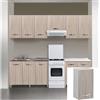 CAPALDO Kit Cucina Pensile 1 Anta 40X30Xh72 Cm Olmo