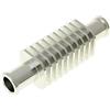 Unbekannt Refrigeratore/Mini Radiatore in alluminio argento (30 X 103 mm) 17 mm tubo flessibile di collegamento