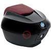 Maxtuned Piaggio Kit Bauletto, Compresa Piastra di Montaggio, Nero, NM Nero 90/B, 36 L per Beverly 350 Anno 2014-, 1B00022801NM