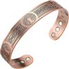 Ancient Red Copper Bracciale compatto antico rame magnetico rosso elegante aggiunta all'armadio
