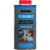 SIGILL VETRORESINA KIT RIPARAZIONE STUCCO NAUTICA CARROZZERIA RESINA + FOGLI FIBRA