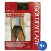 Golden lady 4x Dynamic Collant 15 Den 36B Castoro Tg.Iv