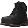Timberland PRO, 6 In Boondock CT WP Uomo, Pelle Pieno Fiore Nero, 39 EU