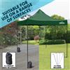 Sealey Dellonda Premium 2x2m Pop-Up Gazebo Resistente PVC Impermeabile Verde DG128